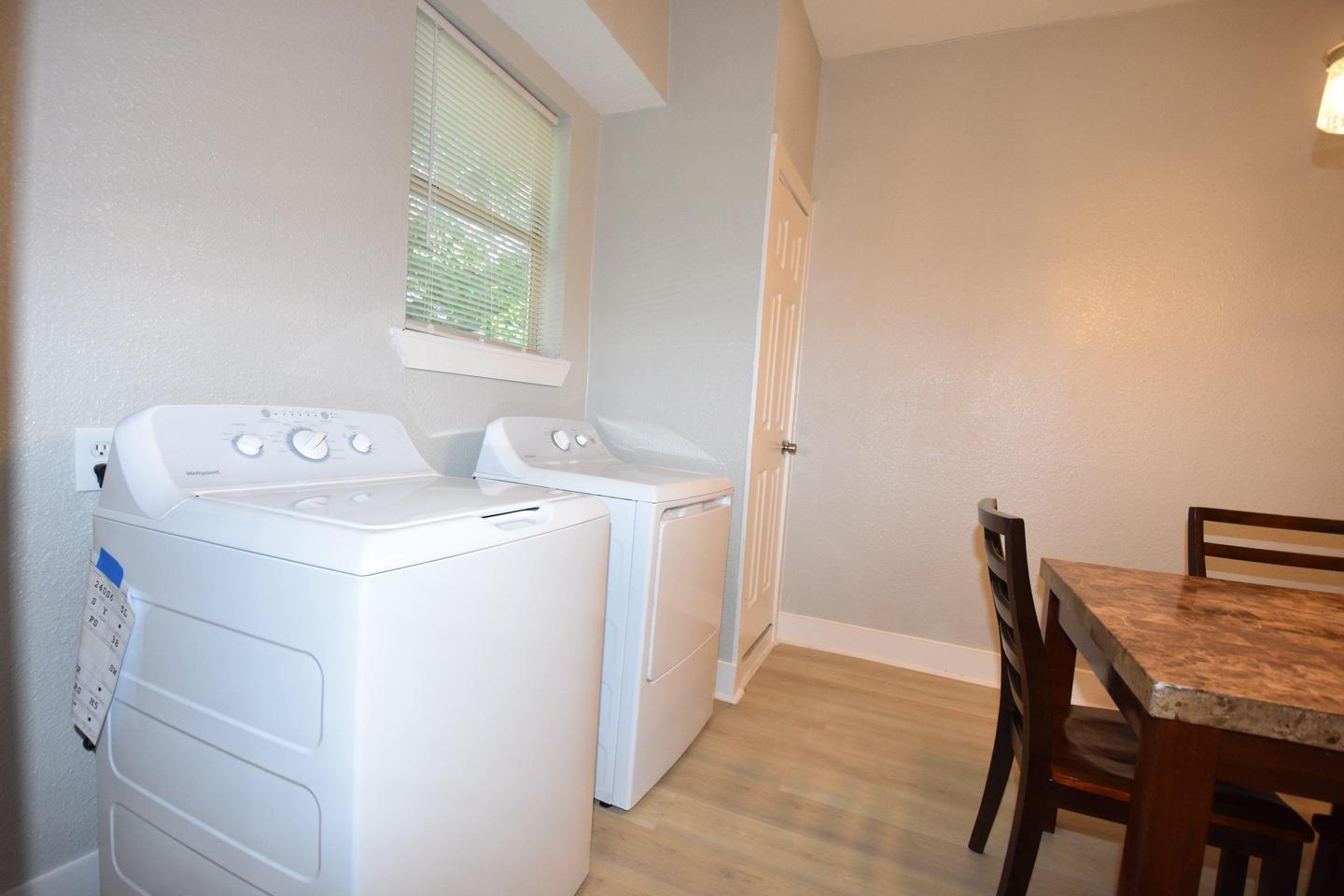 Common spaces including the kitchen