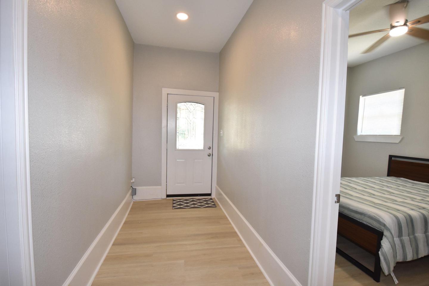 Common spaces including the kitchen