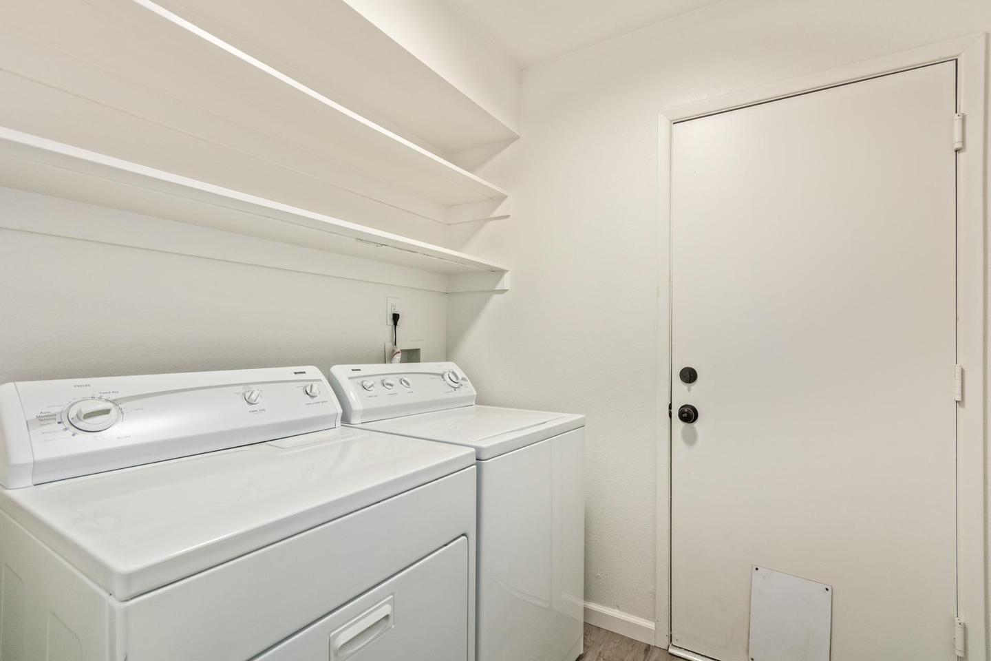 Common spaces including the kitchen