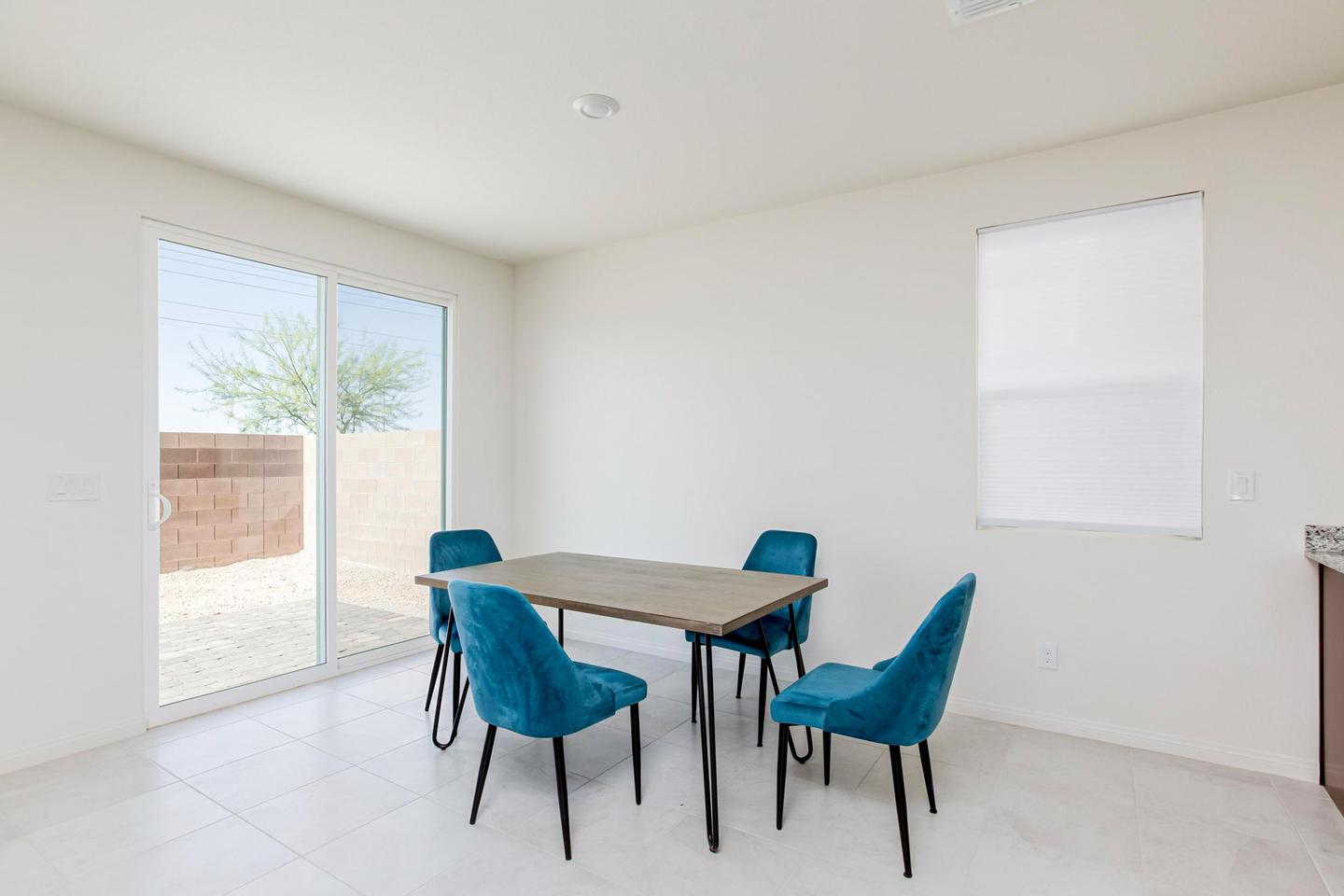 Common spaces including the kitchen