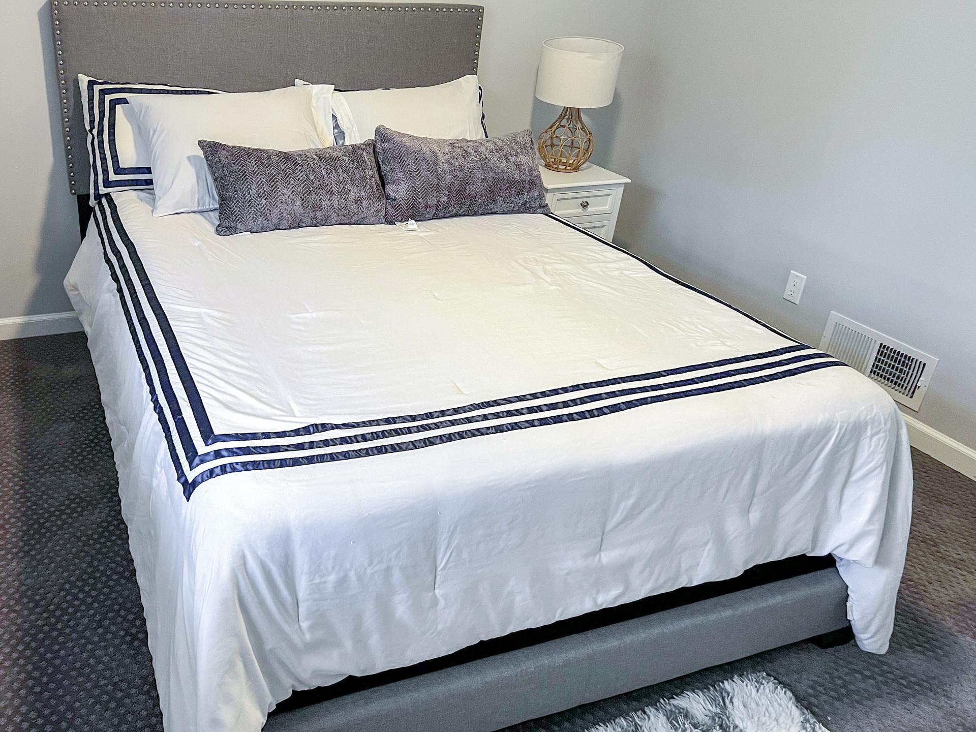 Room 3, with Queen bed and own closet