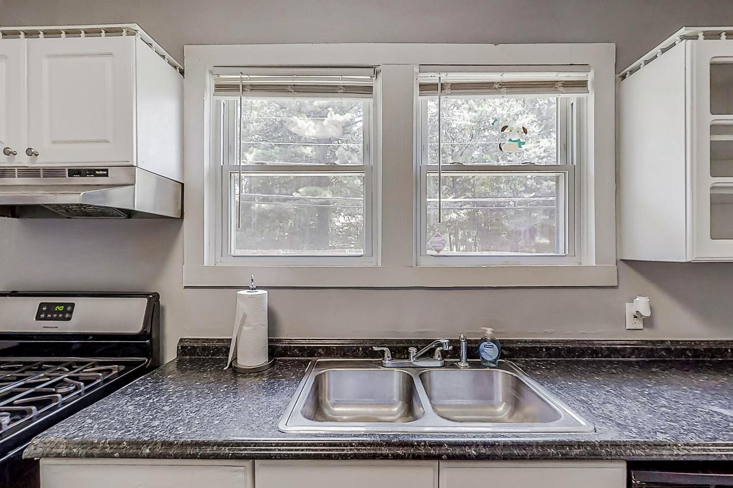 Common spaces including the kitchen