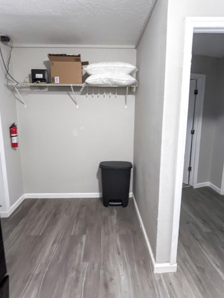 Common spaces including the kitchen