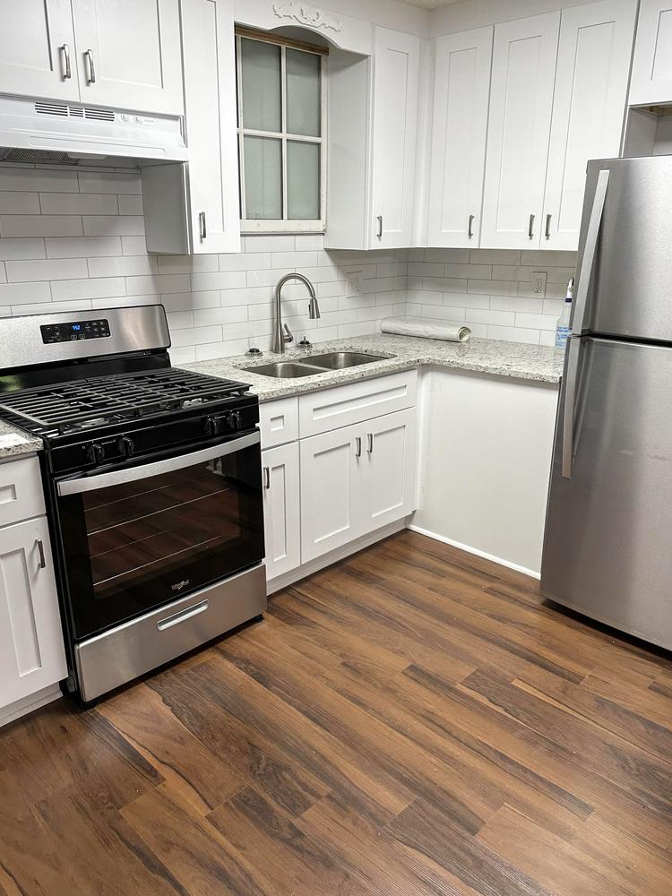 Common spaces including the kitchen