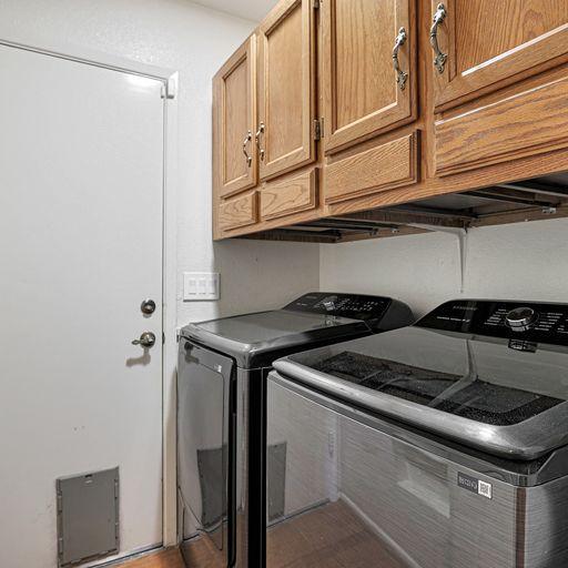 Common spaces including the kitchen