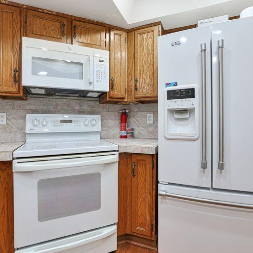 Common spaces including the kitchen