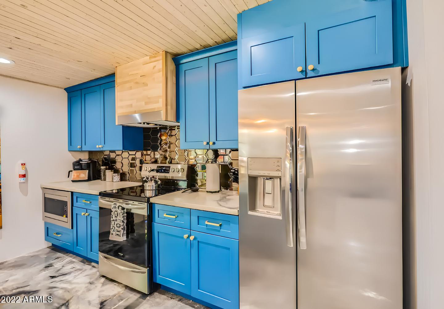 Common spaces including the kitchen