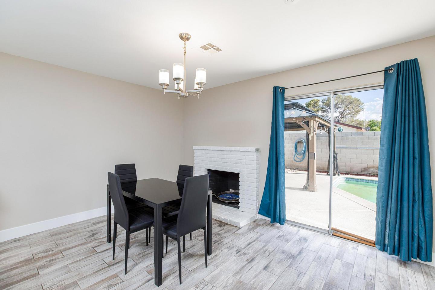 Common spaces including the kitchen