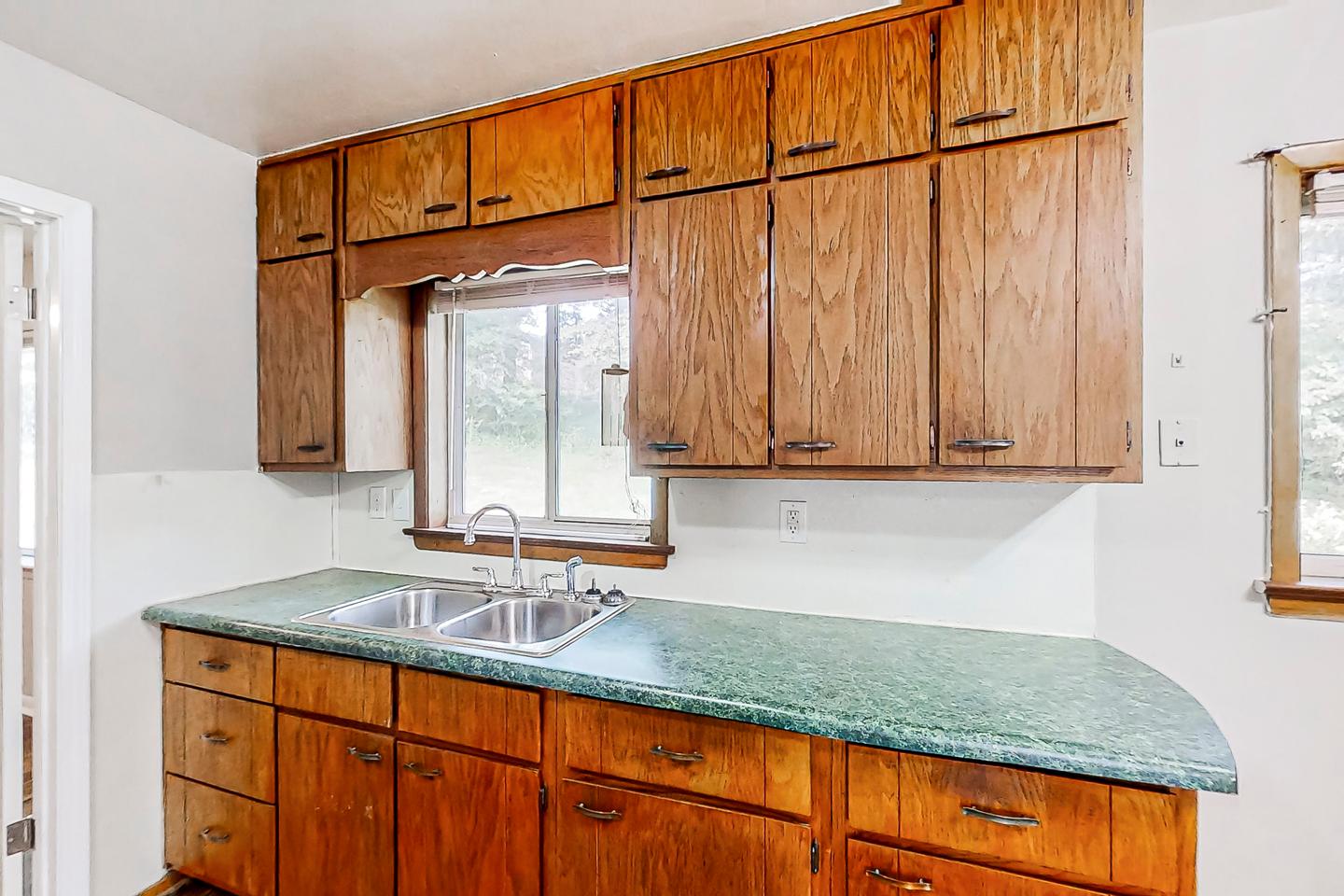 Common spaces including the kitchen