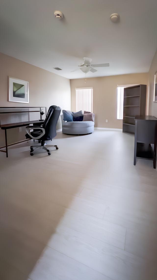 Common spaces including the kitchen