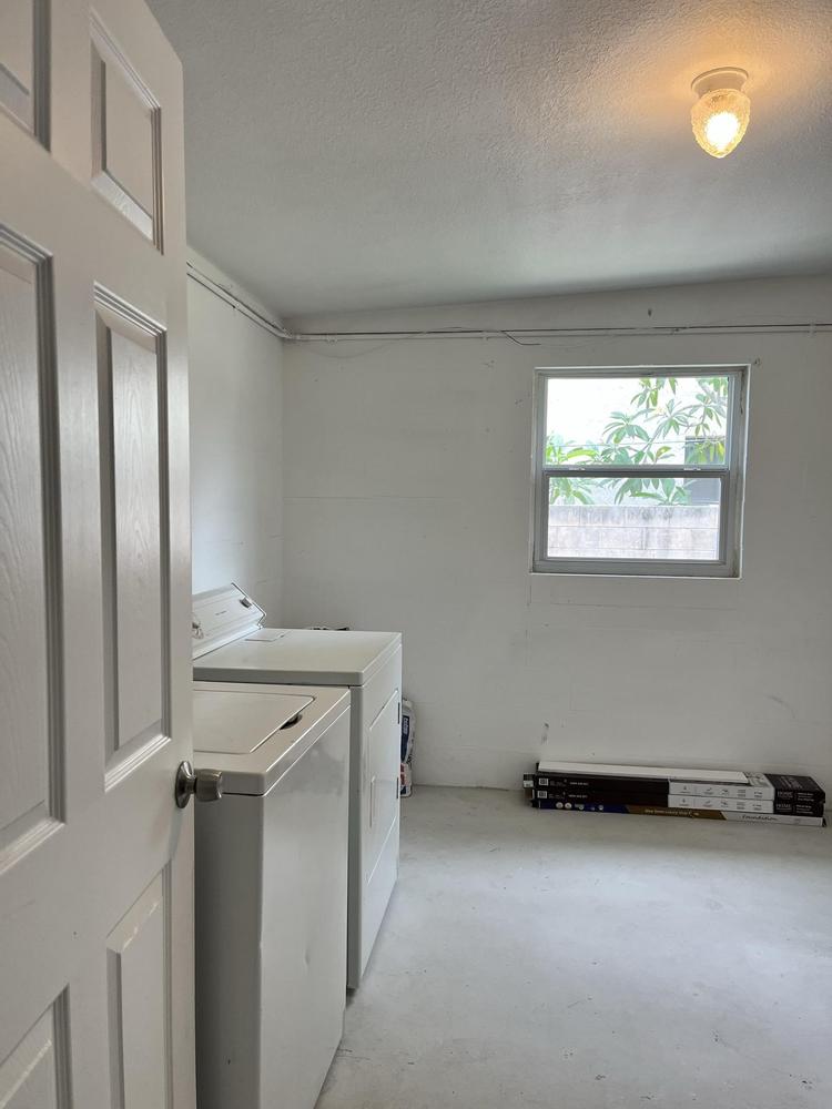 Common spaces including the kitchen