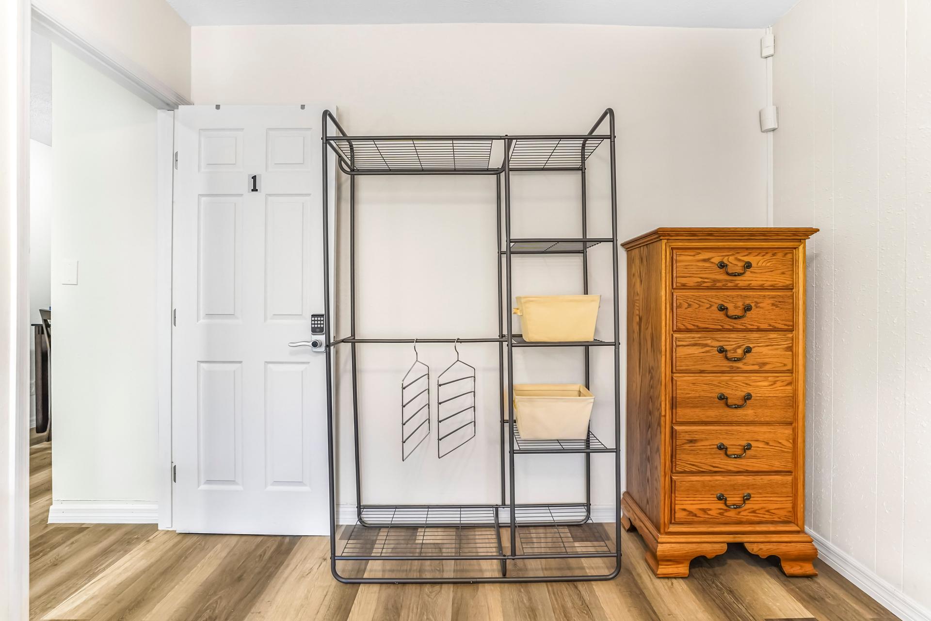 Clothing and storage space