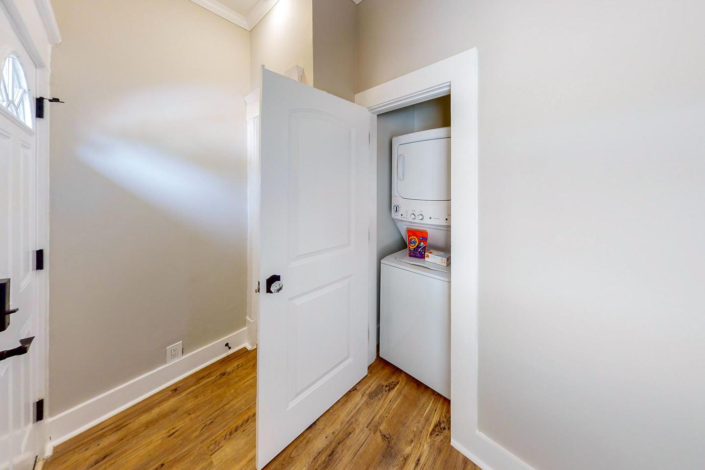 Common spaces including the kitchen