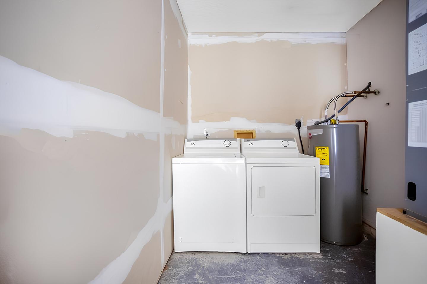 Common spaces including the kitchen