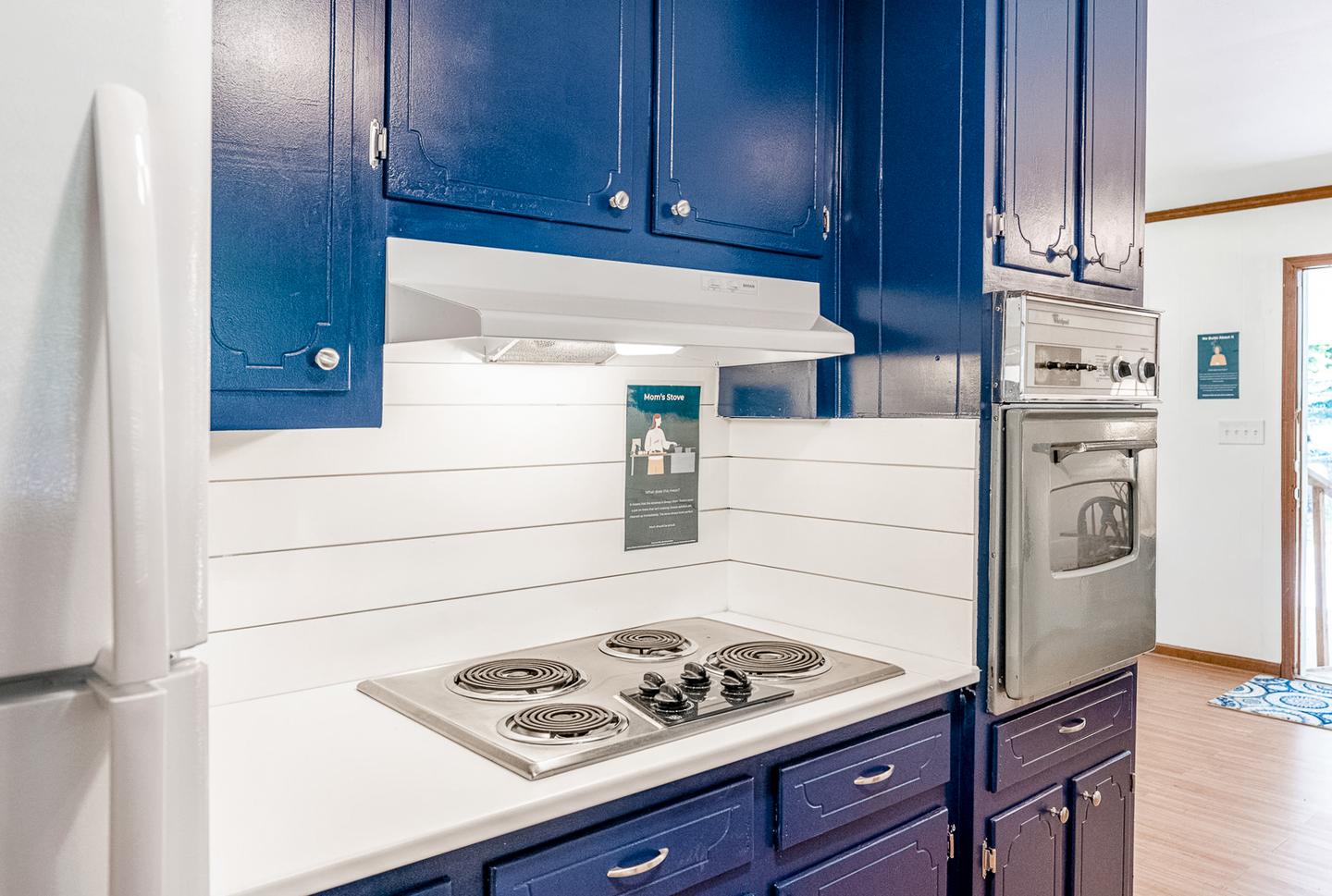 Common spaces including the kitchen