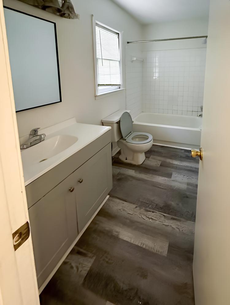 Common spaces including the kitchen