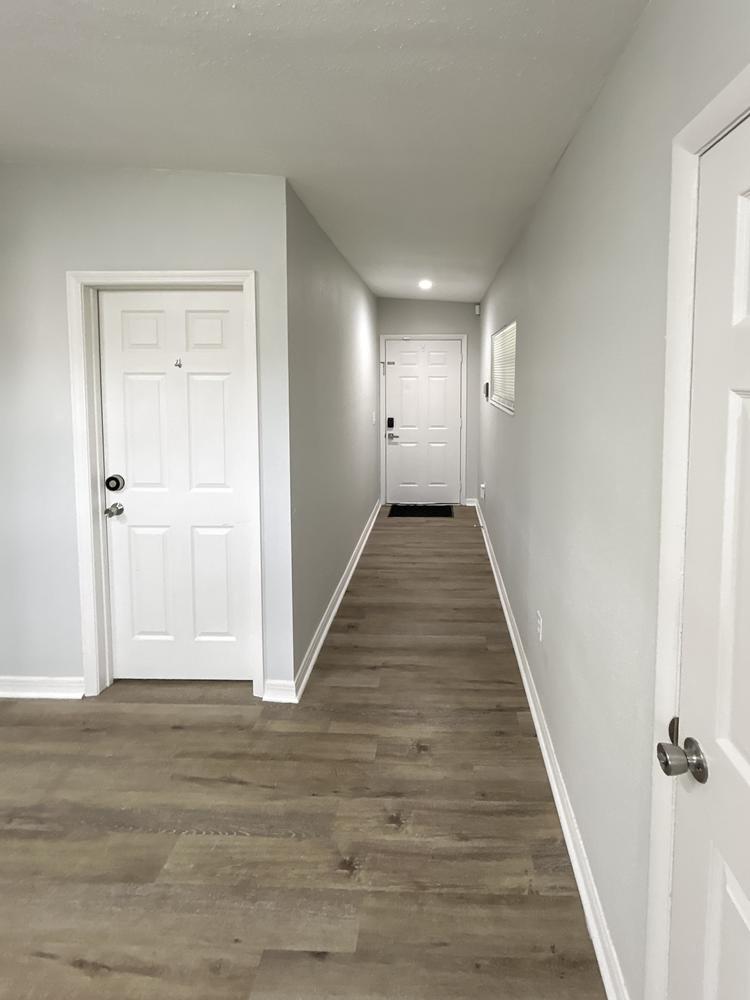 Common spaces including the kitchen