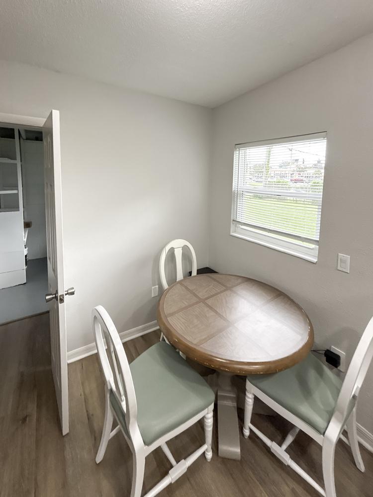 Common spaces including the kitchen