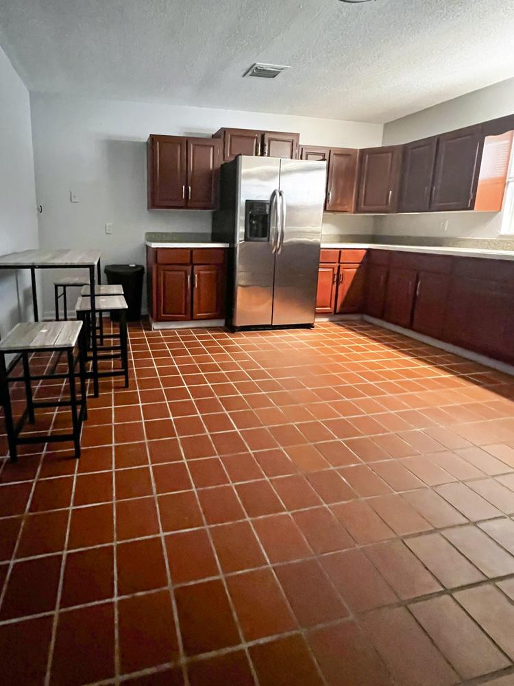 Common spaces including the kitchen