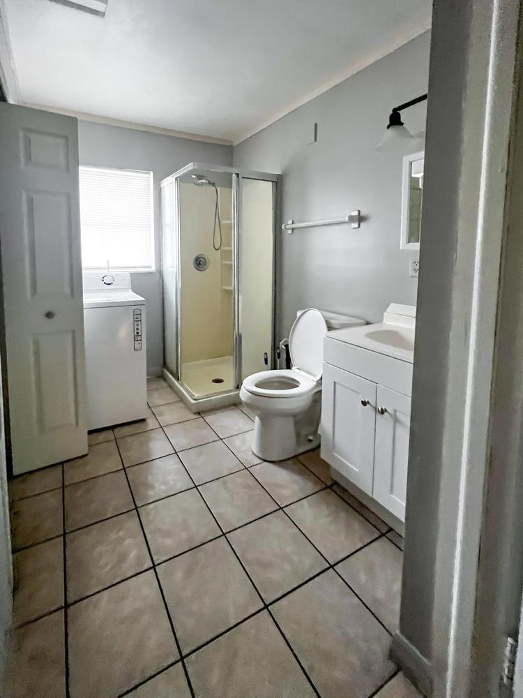 Common spaces including the kitchen