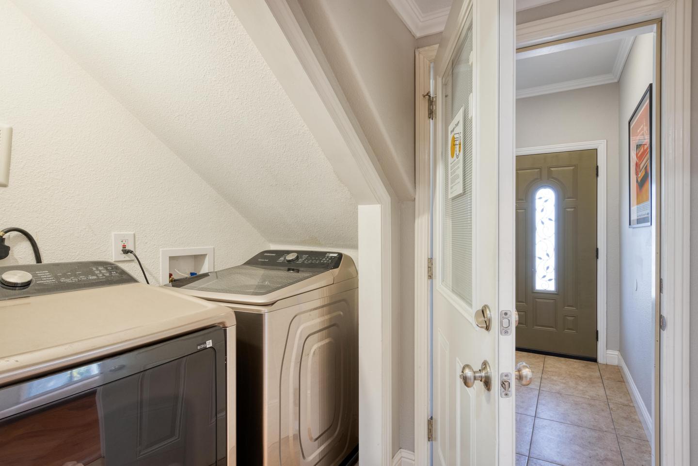 Common spaces including the kitchen