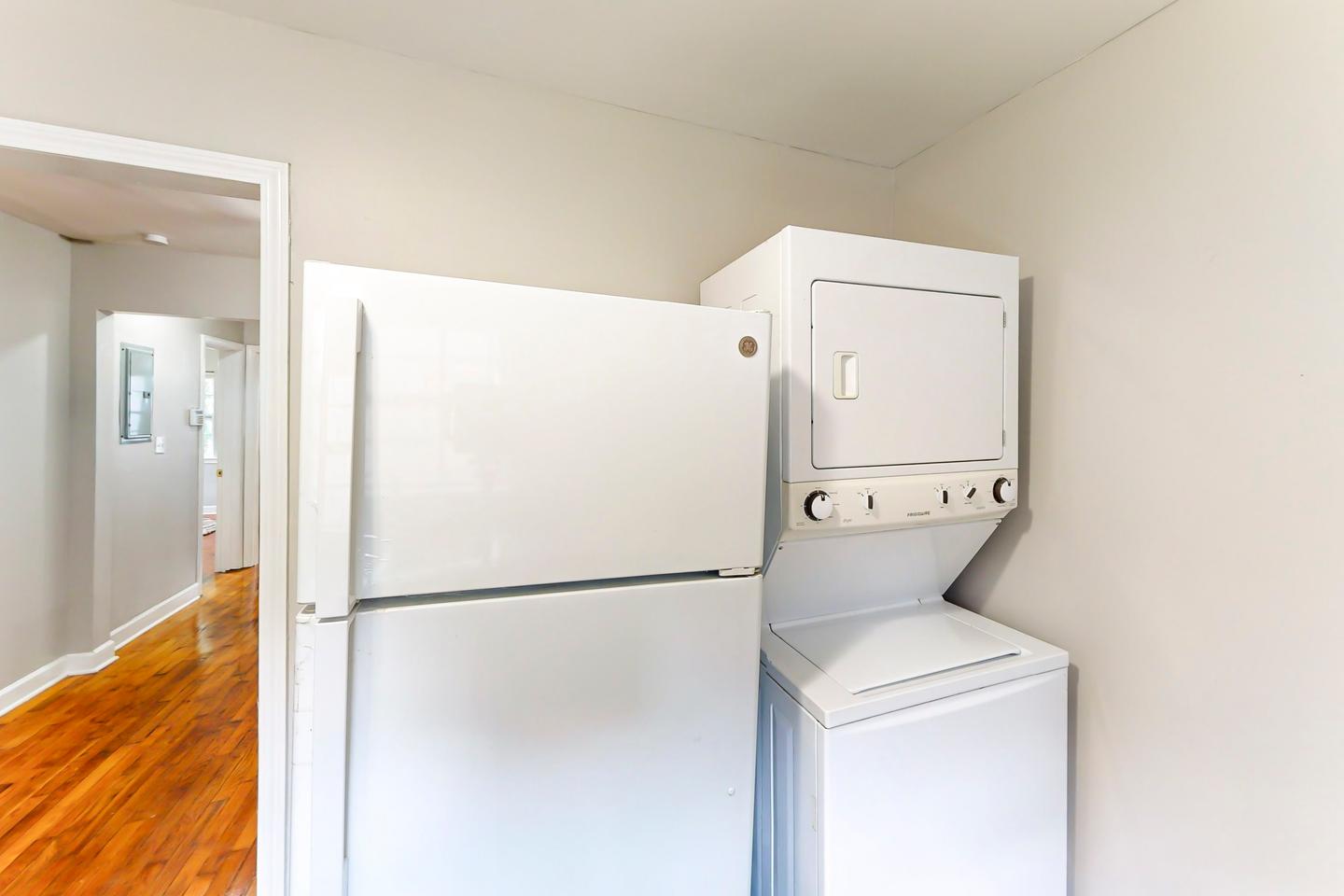 Common spaces including the kitchen