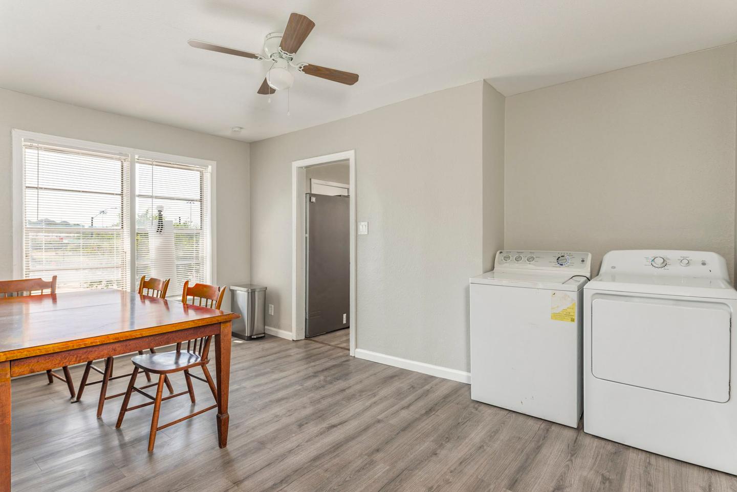 Common spaces including the kitchen