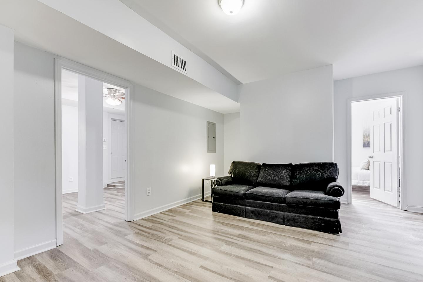Common spaces including the kitchen