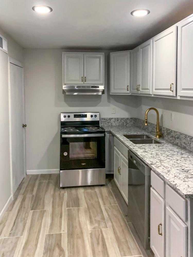 Common spaces including the kitchen