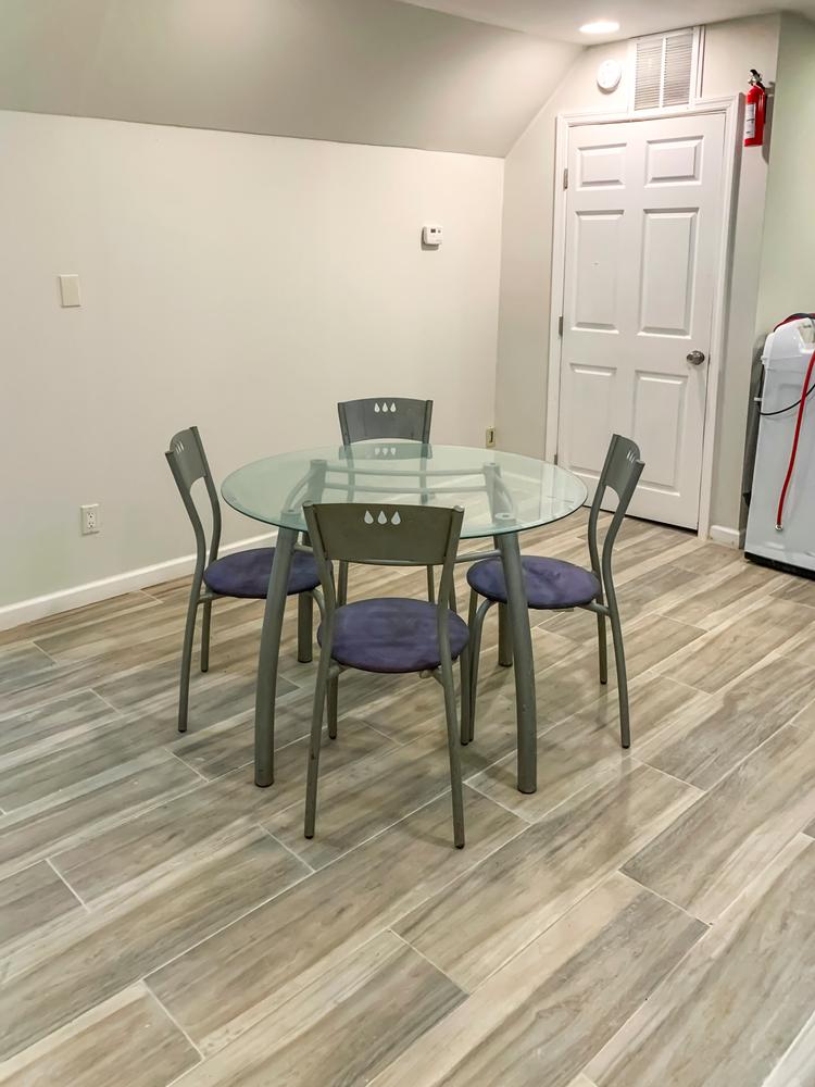 Common spaces including the kitchen