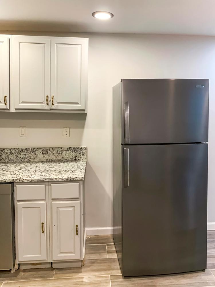 Common spaces including the kitchen