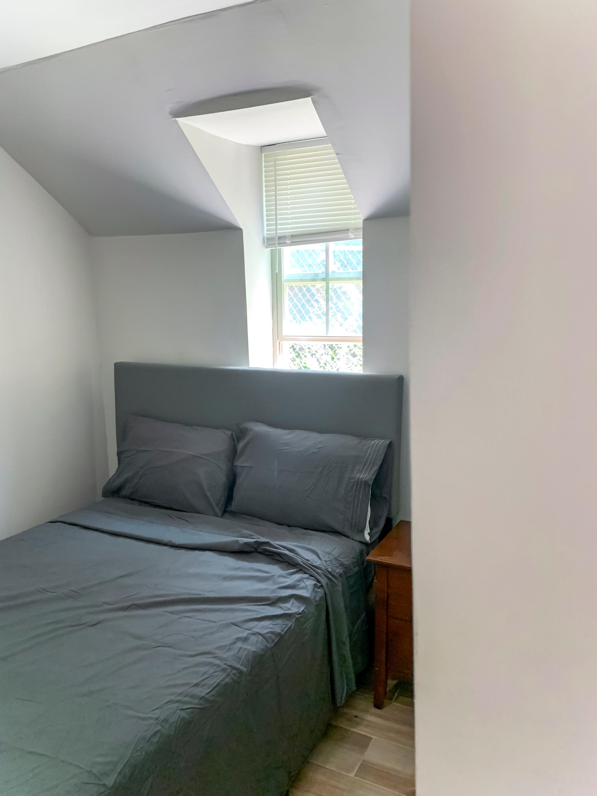 bedroom, detected:bed, window blind