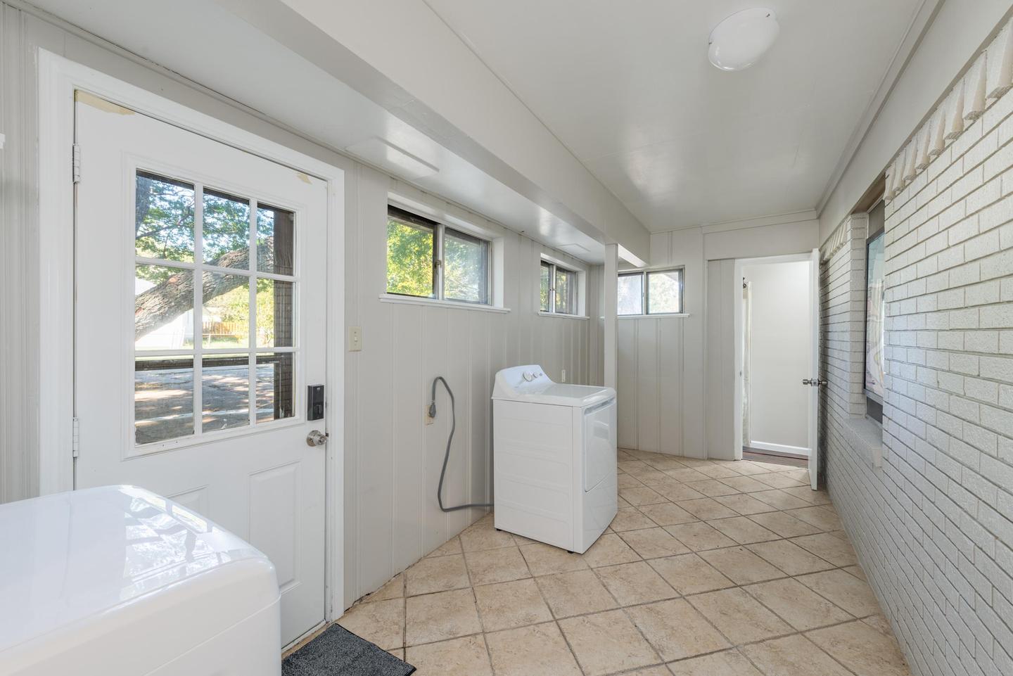 Common spaces including the kitchen
