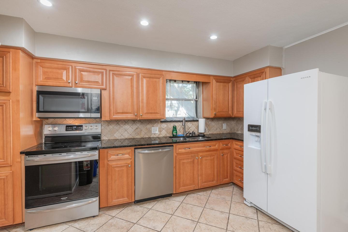 Common spaces including the kitchen