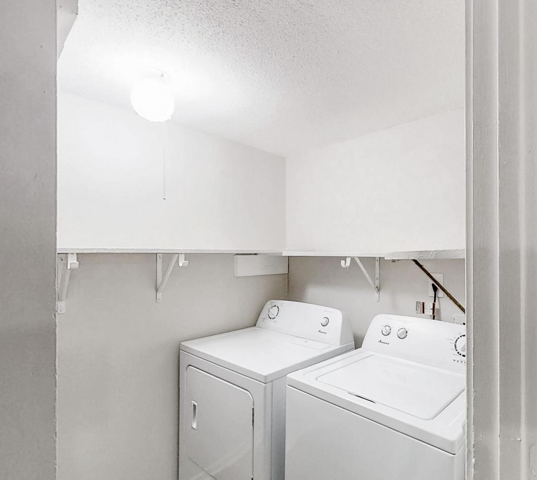 Common spaces including the kitchen