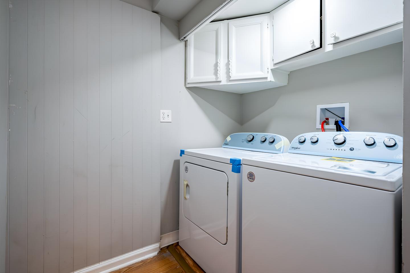 Common spaces including the kitchen
