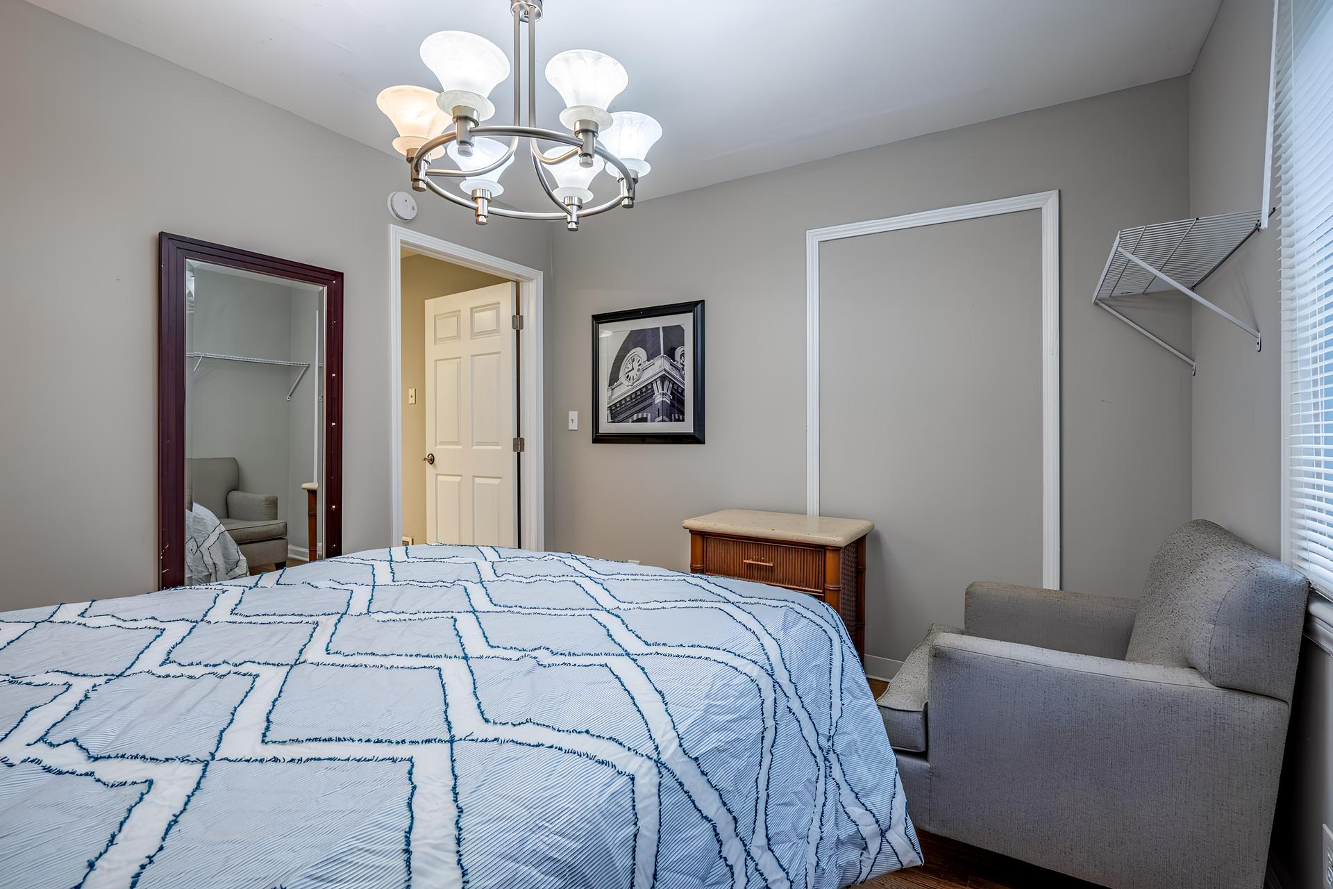 bedroom, detected:bed, window blind