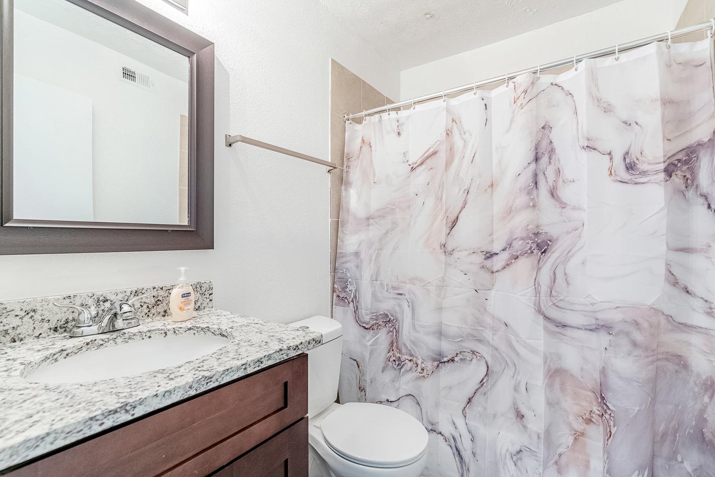 Shared bathroom.