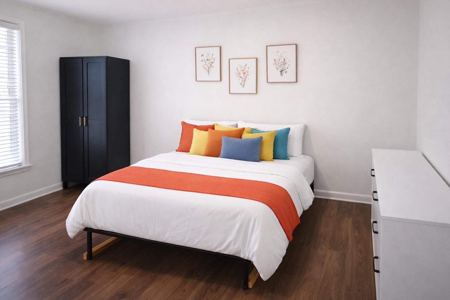 Disclaimer: Bedding is not included in the room