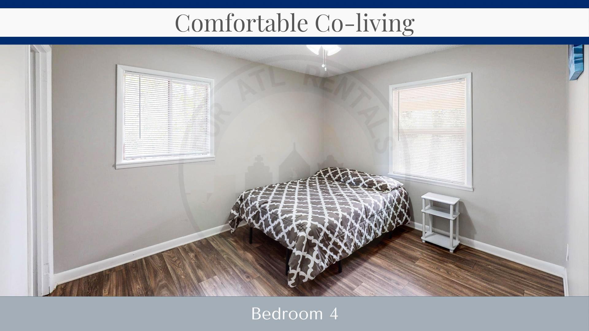 bedroom, detected:bed, window blind