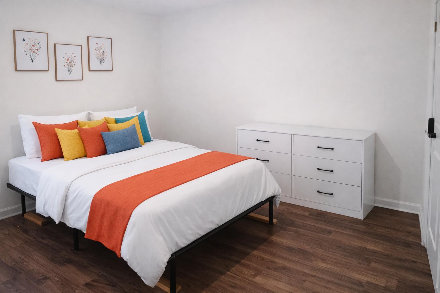 Disclaimer: Bedding is not included in the room