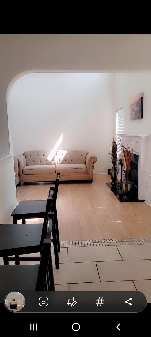 Common spaces including the kitchen