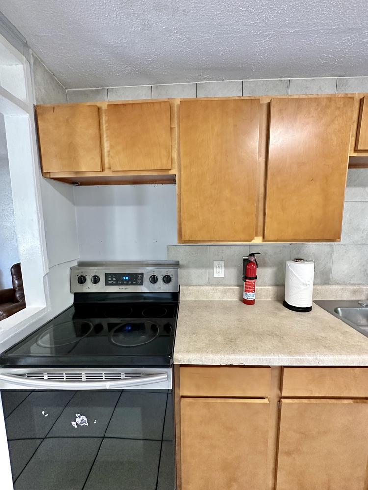 Common spaces including the kitchen