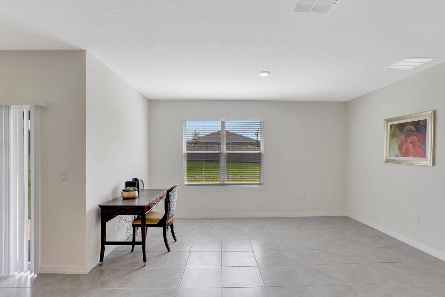 Common spaces including the kitchen
