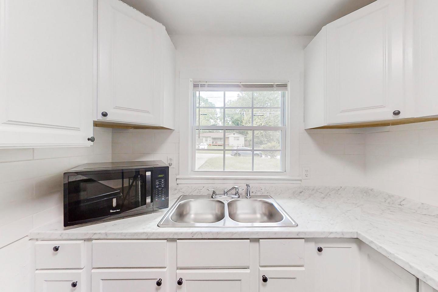 Common spaces including the kitchen