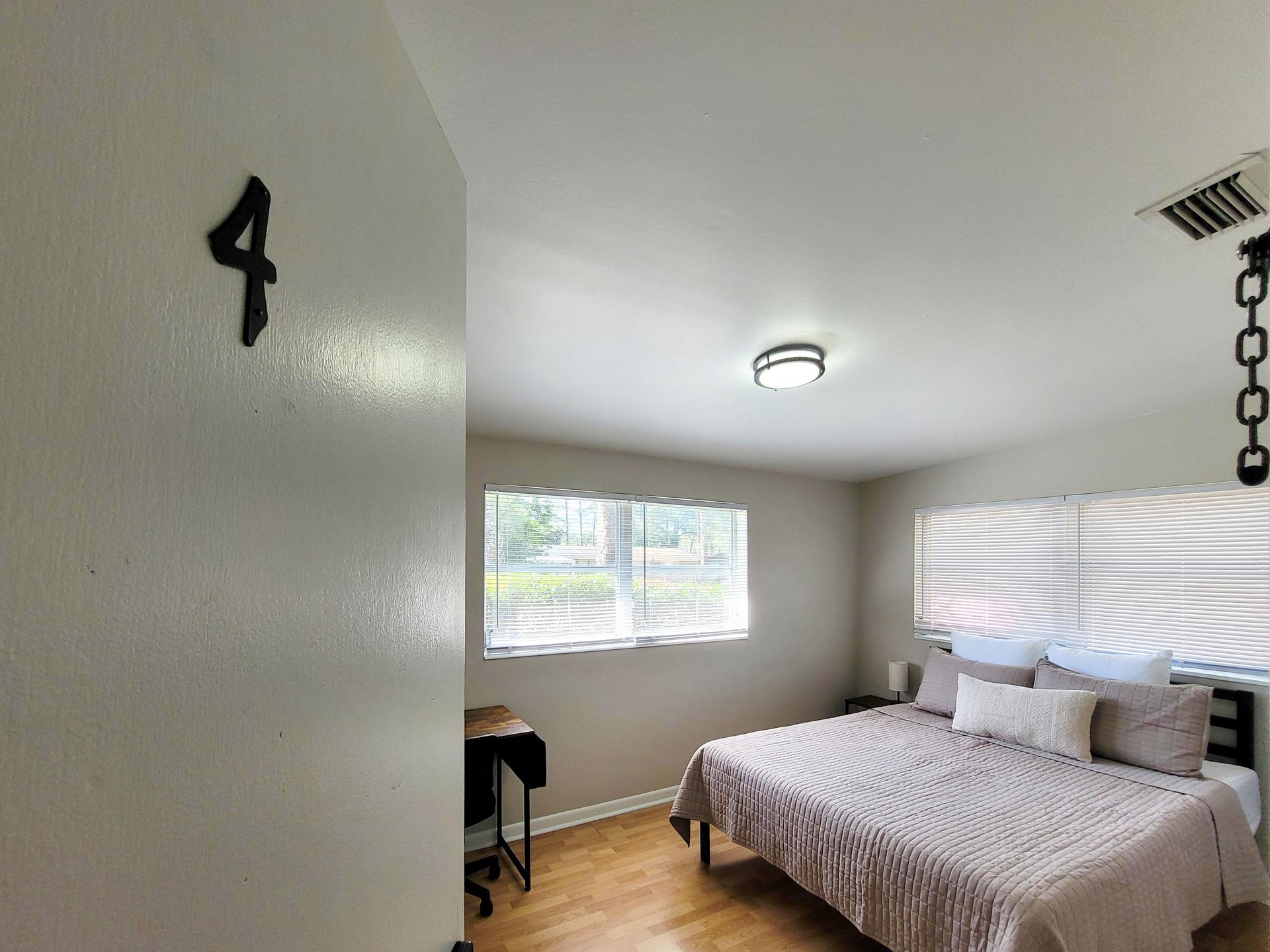 bedroom, detected:bed, window blind
