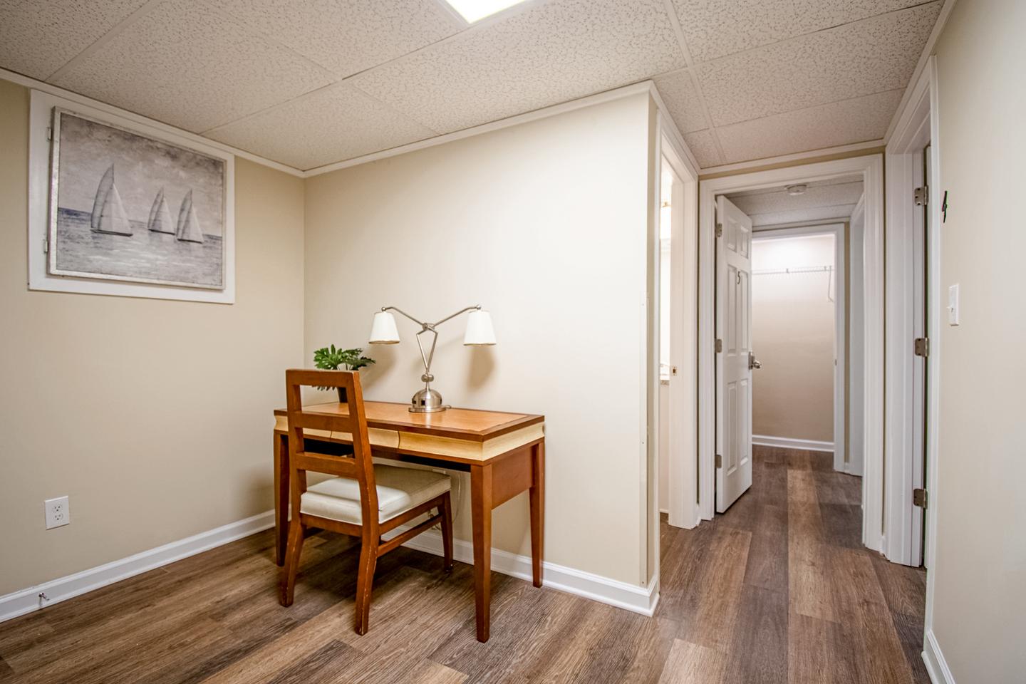 Common spaces including the kitchen