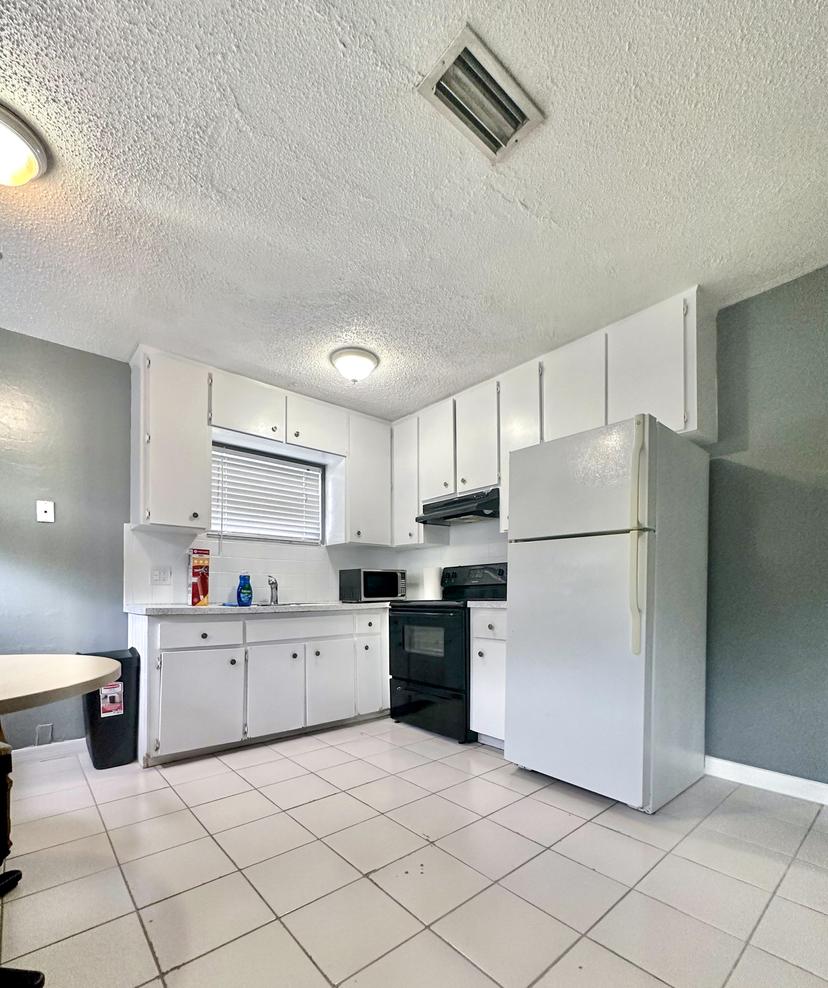 Common spaces including the kitchen