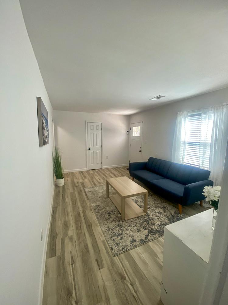 Common spaces including the kitchen