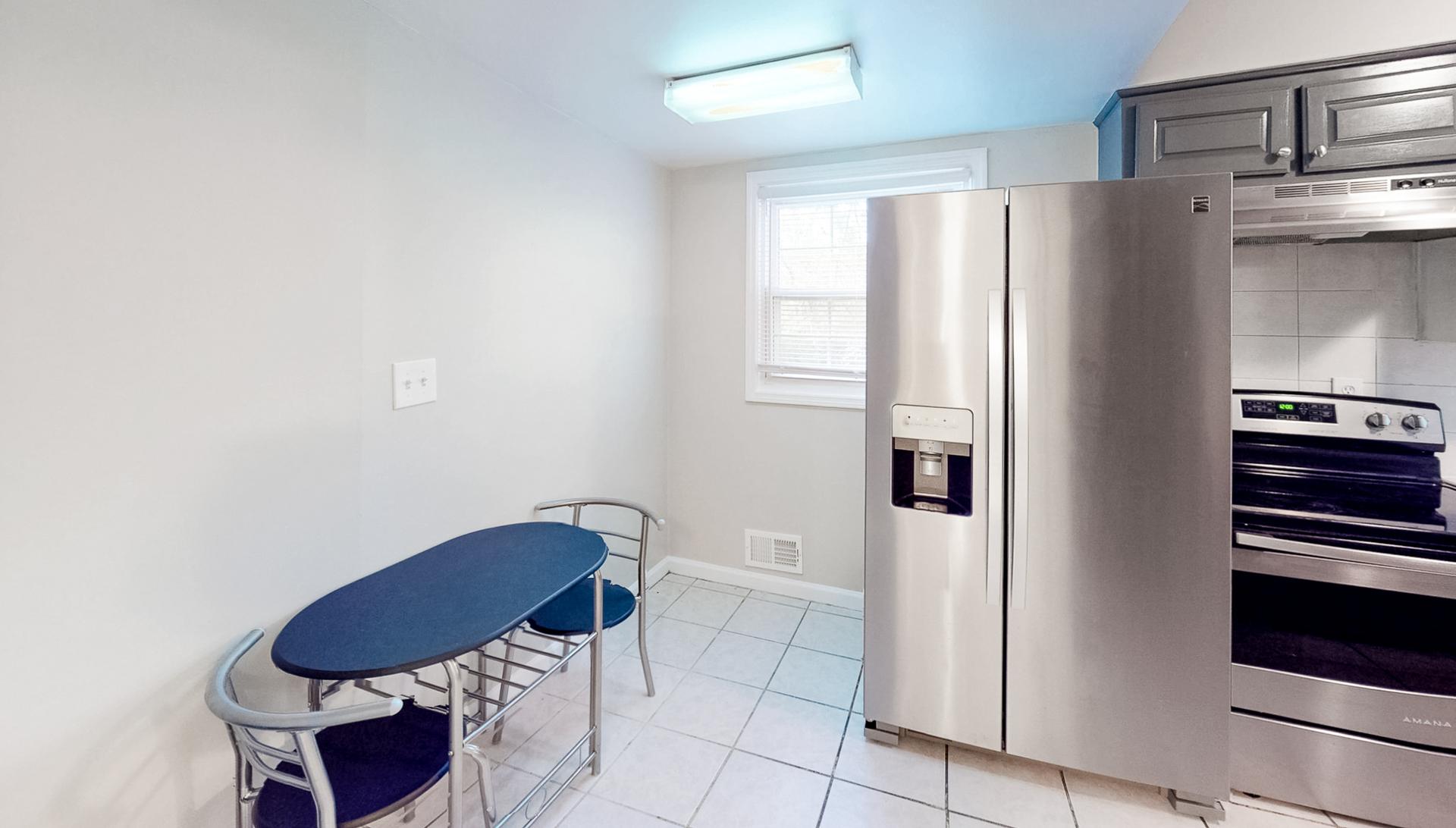 Common spaces including the kitchen